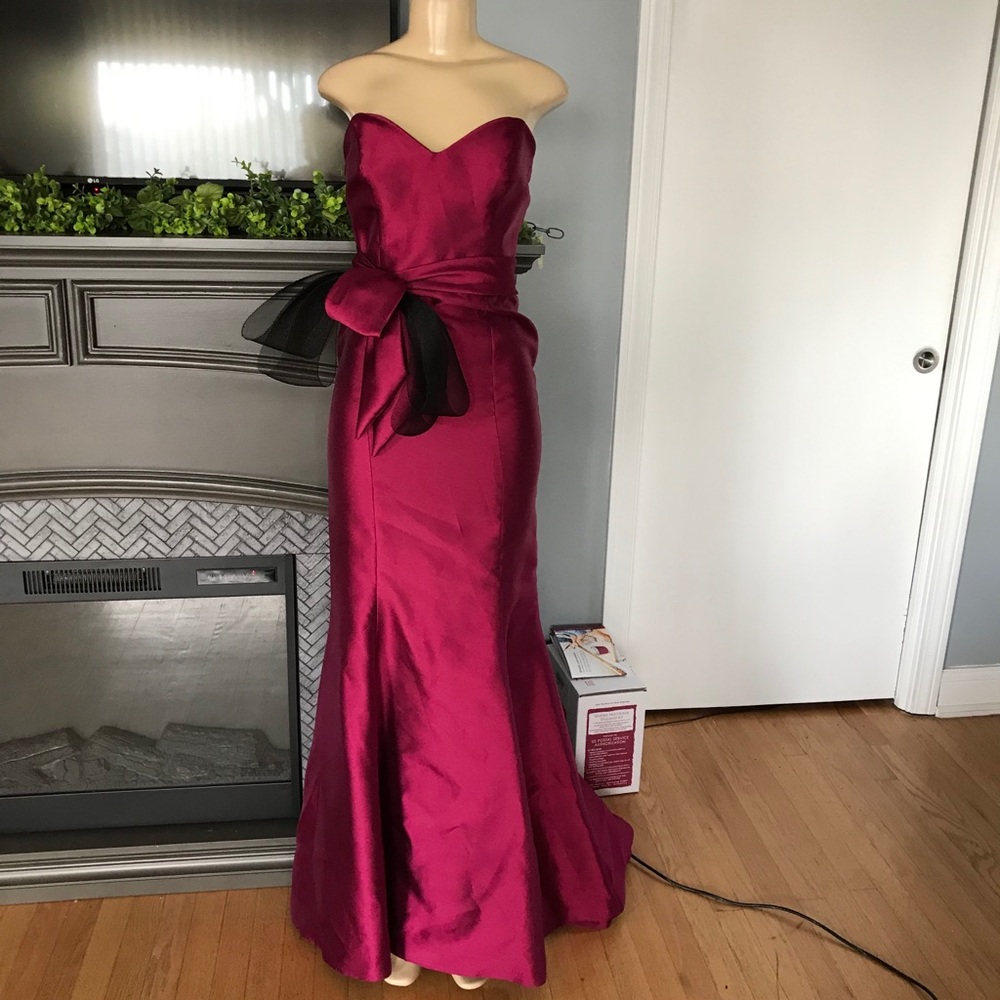 Noir by Lazaro prom homecoming bridesmaid dress